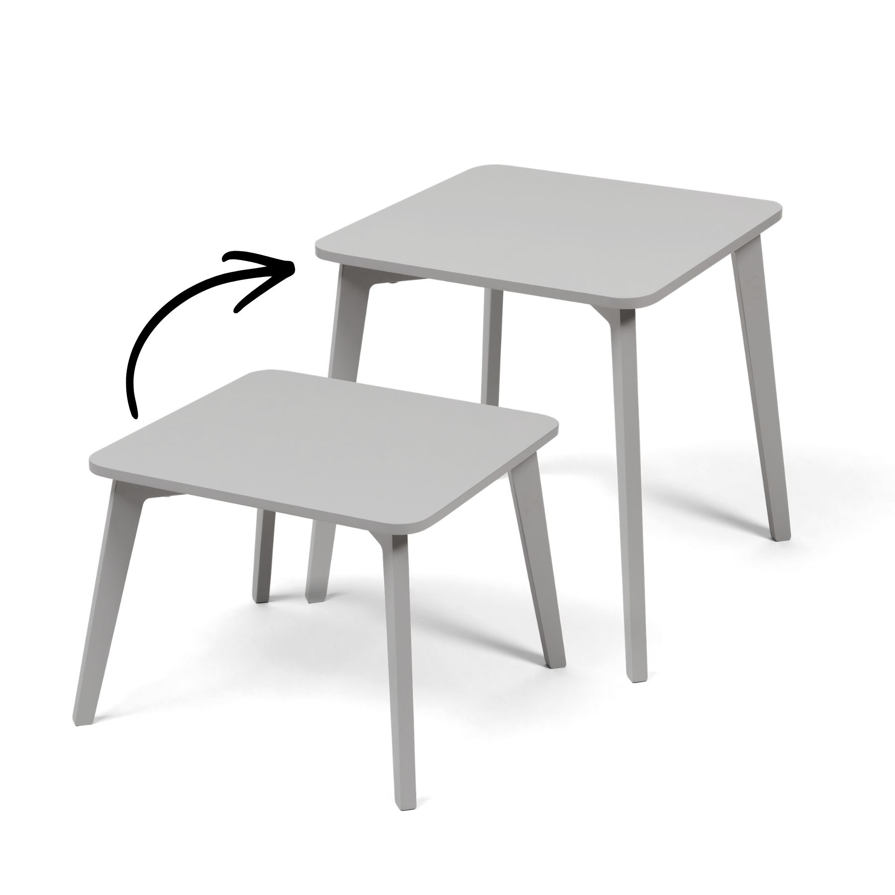 TULLA toddler table detail for child-sized furniture setup — AlmaVidaKids