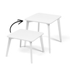 Height-extendable toddler table construction detail - TULLA Kids Table - AlmaVidaKids