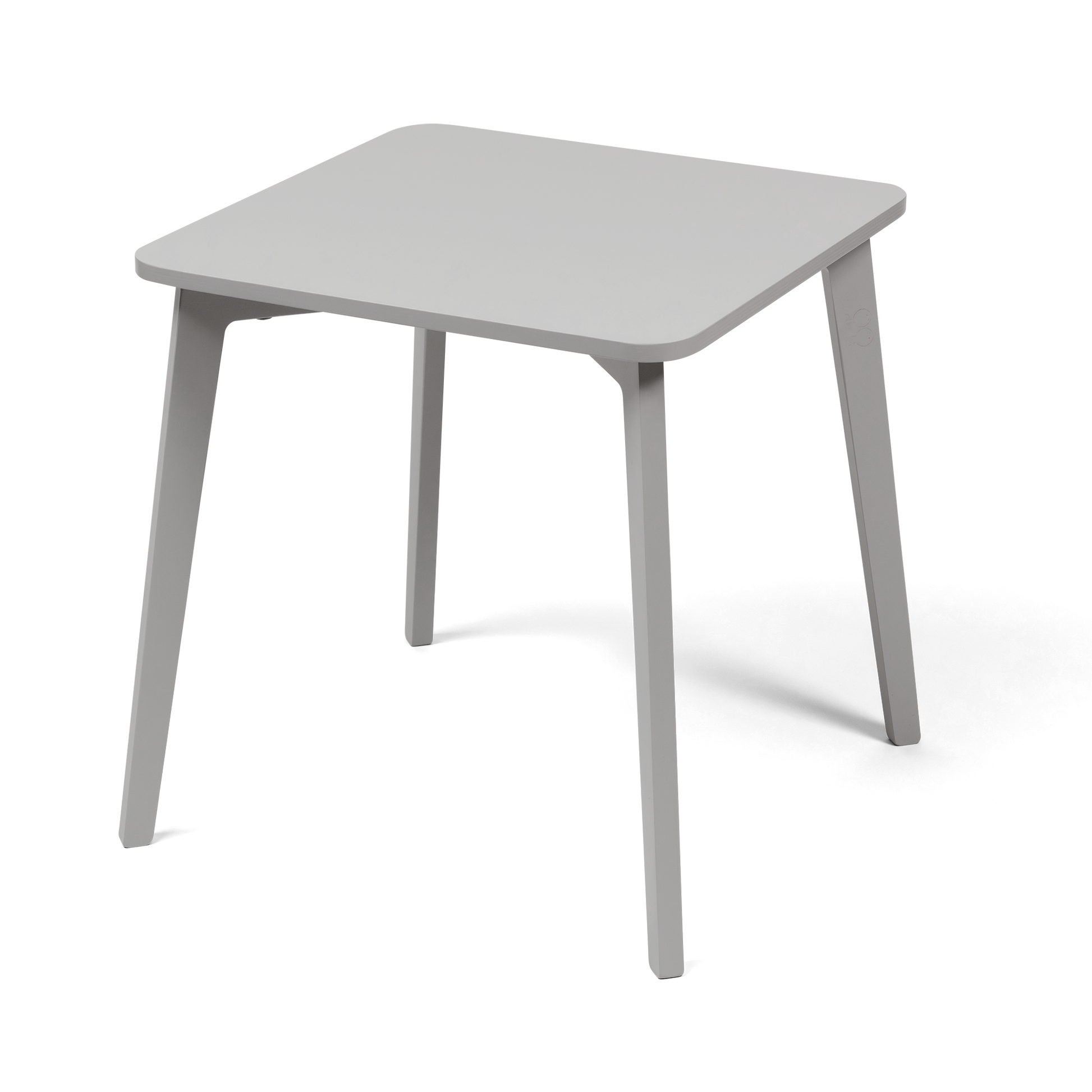 Grey height-extendable toddler table with long legs - TULLA Kids Table - AlmaVidaKids