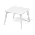 White height-extendable toddler table with short legs - TULLA Kids Table - AlmaVidaKids