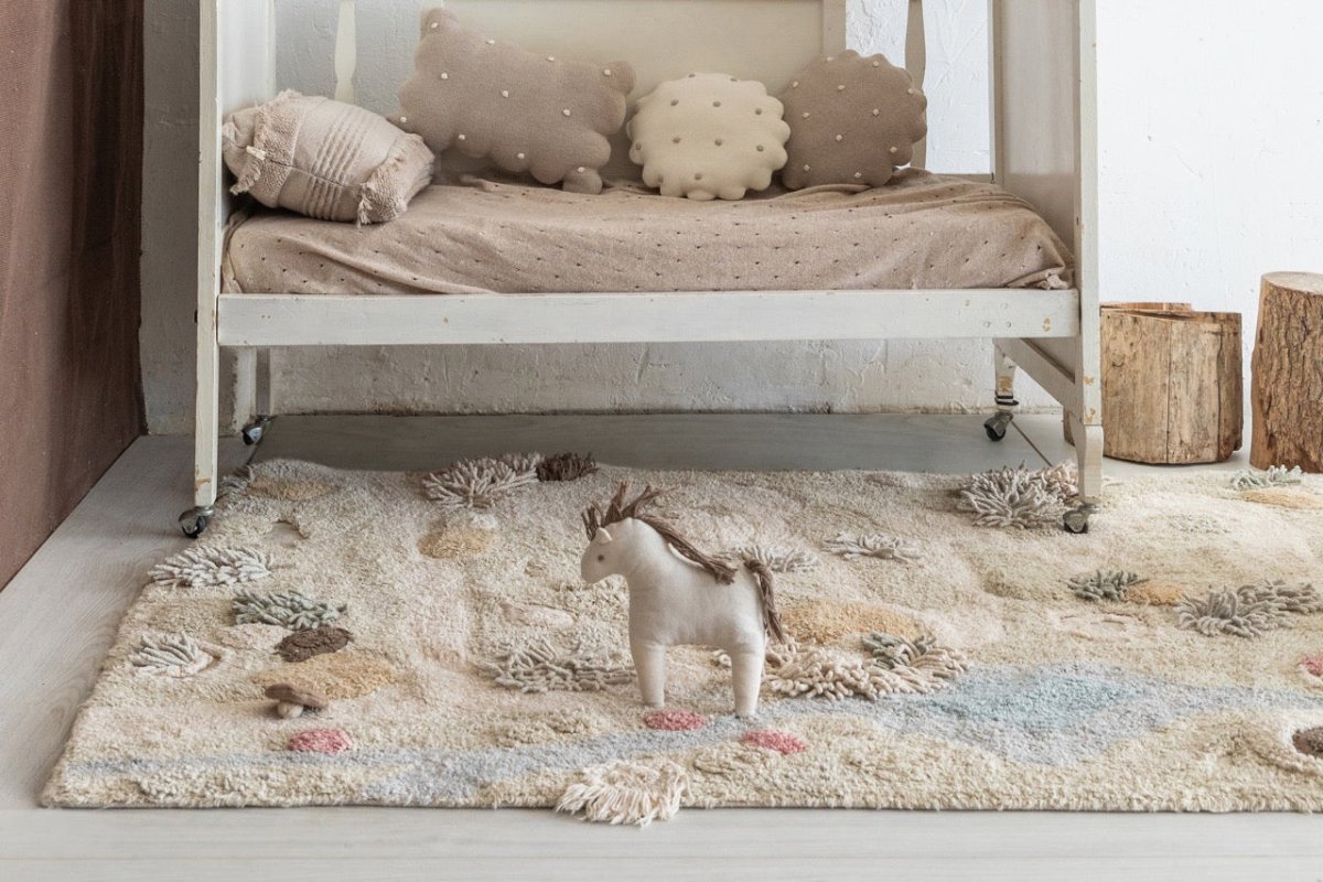 Washable Play Rug | Path of Nature - AlmaVidaKids