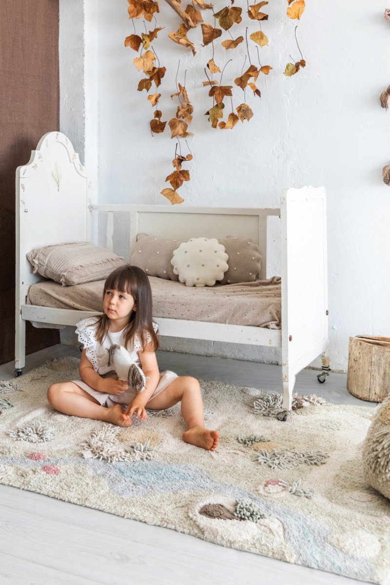 Washable Play Rug | Path of Nature - AlmaVidaKids