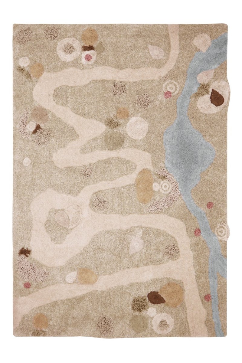 Washable Play Rug | Path of Nature - AlmaVidaKids
