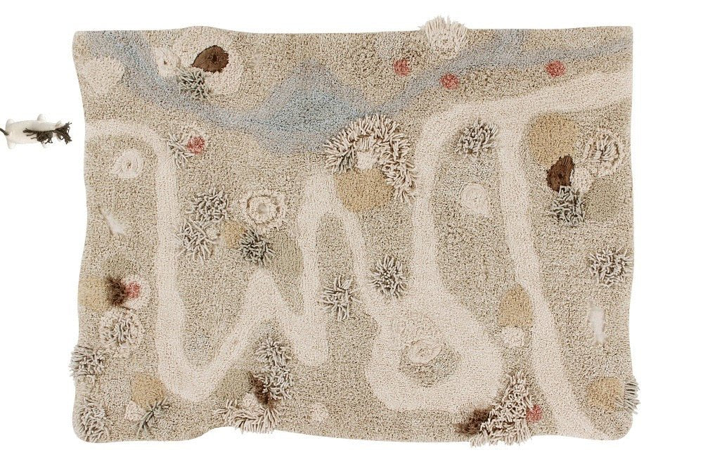 Washable Play Rug | Path of Nature - AlmaVidaKids