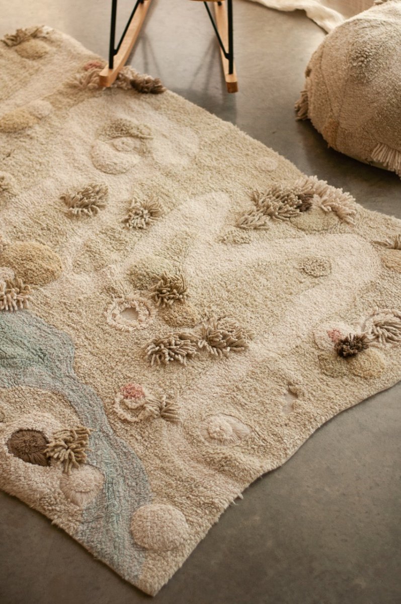 Washable Play Rug | Path of Nature - AlmaVidaKids