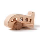 Woods™ - Bevorder Creativiteit & Motoriek - Houten Montessori Vliegtuig Speelgoed - AlmaVidaKids