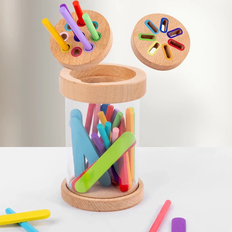 Woods™ - Educatief & Creatief - Kleur Sorteerspel - AlmaVidaKids