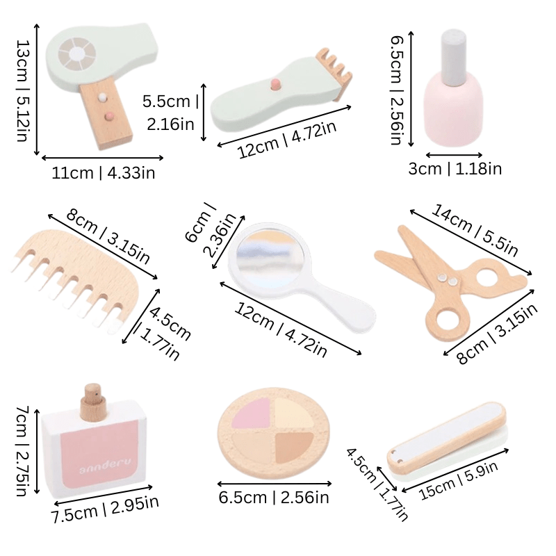 Woods – Fantasierijk & Duurzaam – Beauty Salon Speelset - AlmaVidaKids