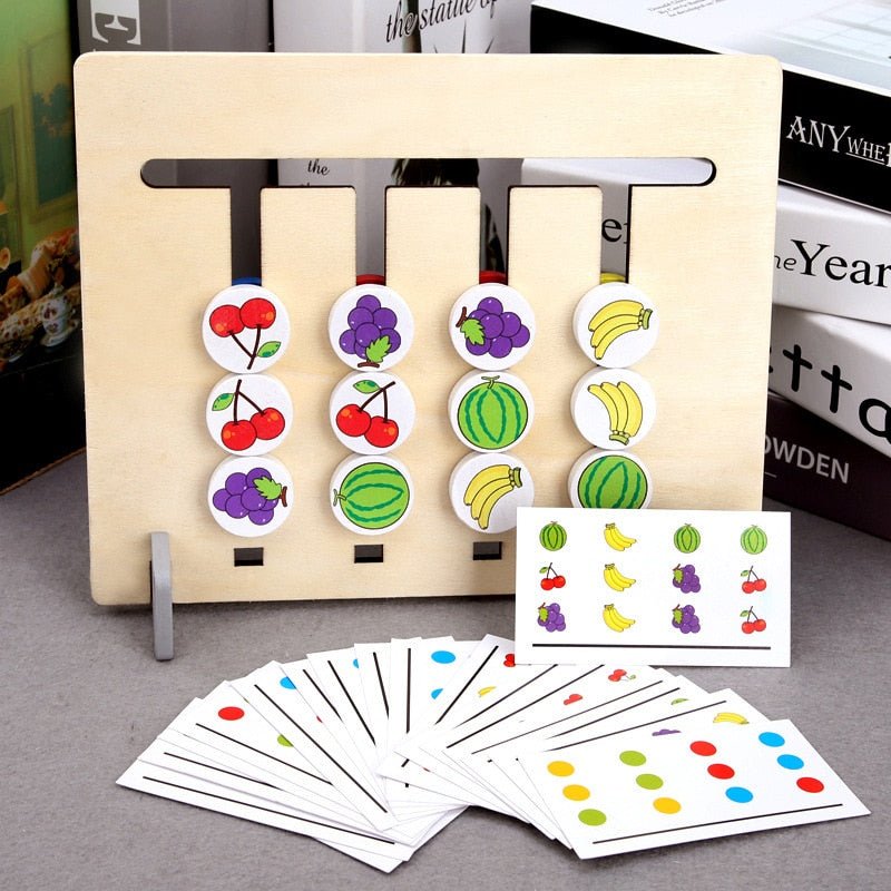 Woods™ | Logisch redeneren voor kinderen - Montessori sorteerpuzzel - AlmaVidaKids