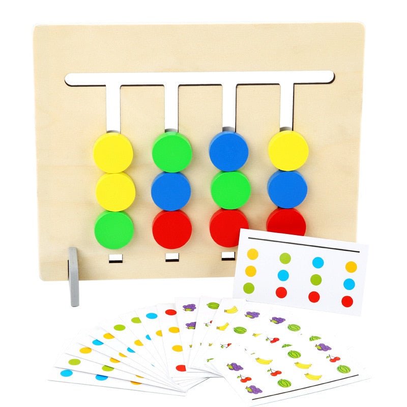 Woods™ | Logisch redeneren voor kinderen - Montessori sorteerpuzzel - AlmaVidaKids