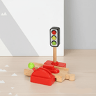 Woods – Stijlvol & Educatief – Houten Openbaar Vervoer Speelset - AlmaVidaKids