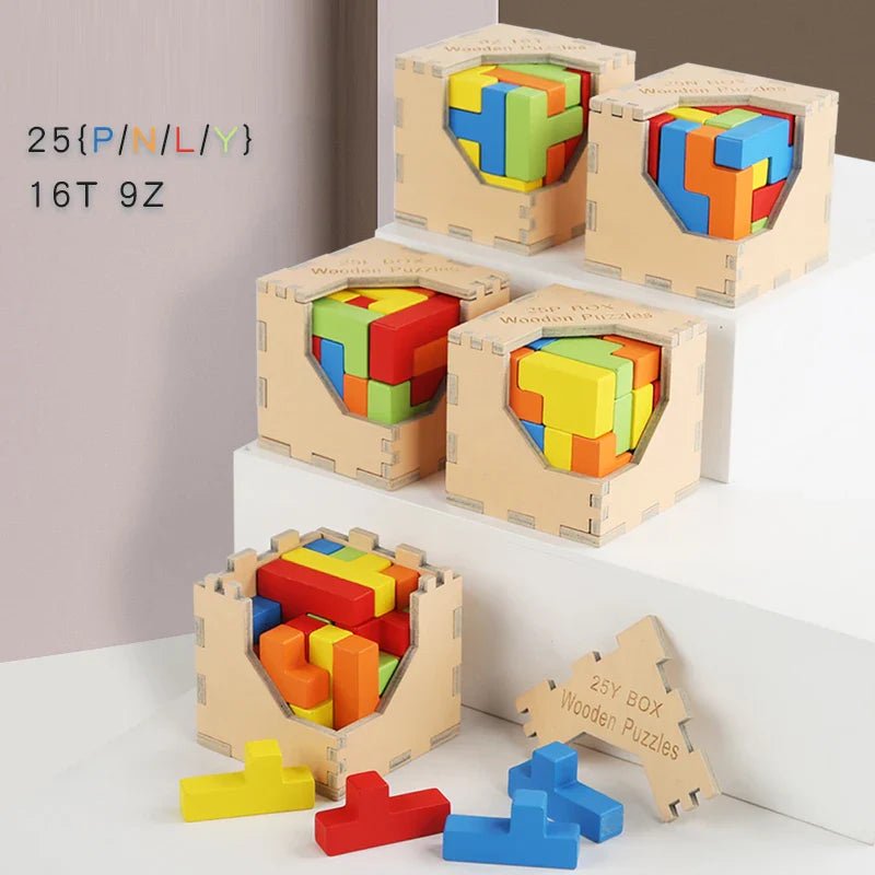 Woods™ - Train je brein - 3D Tetris Puzzel - AlmaVidaKids