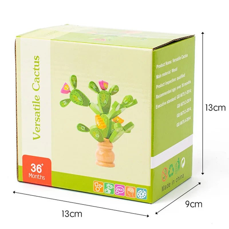Woods™ - Woorden maken & creatief - Cactus Letterboom - AlmaVidaKids
