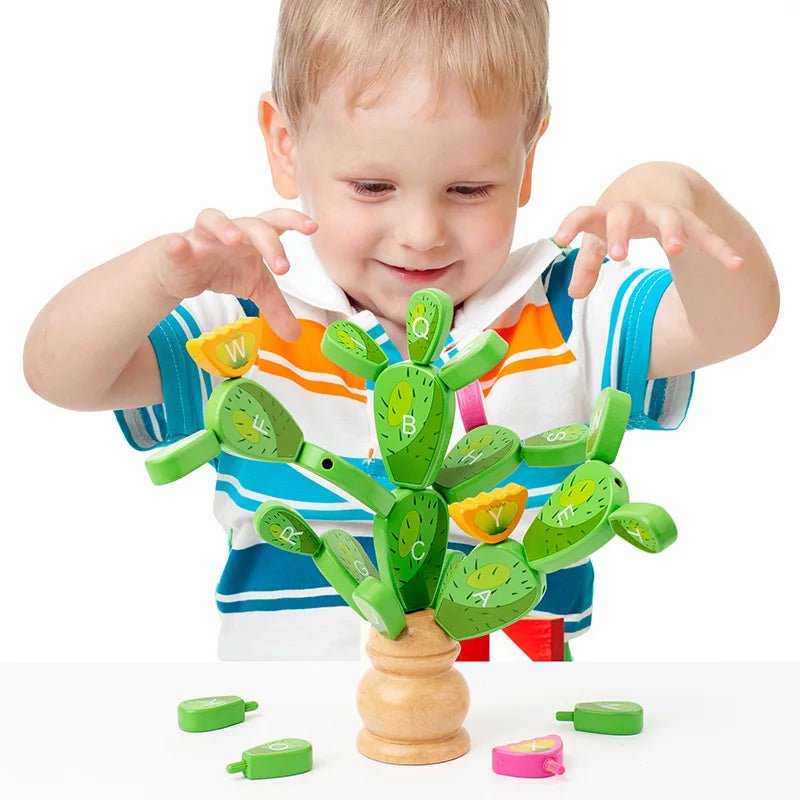 Woods™ - Woorden maken & creatief - Cactus Letterboom - AlmaVidaKids