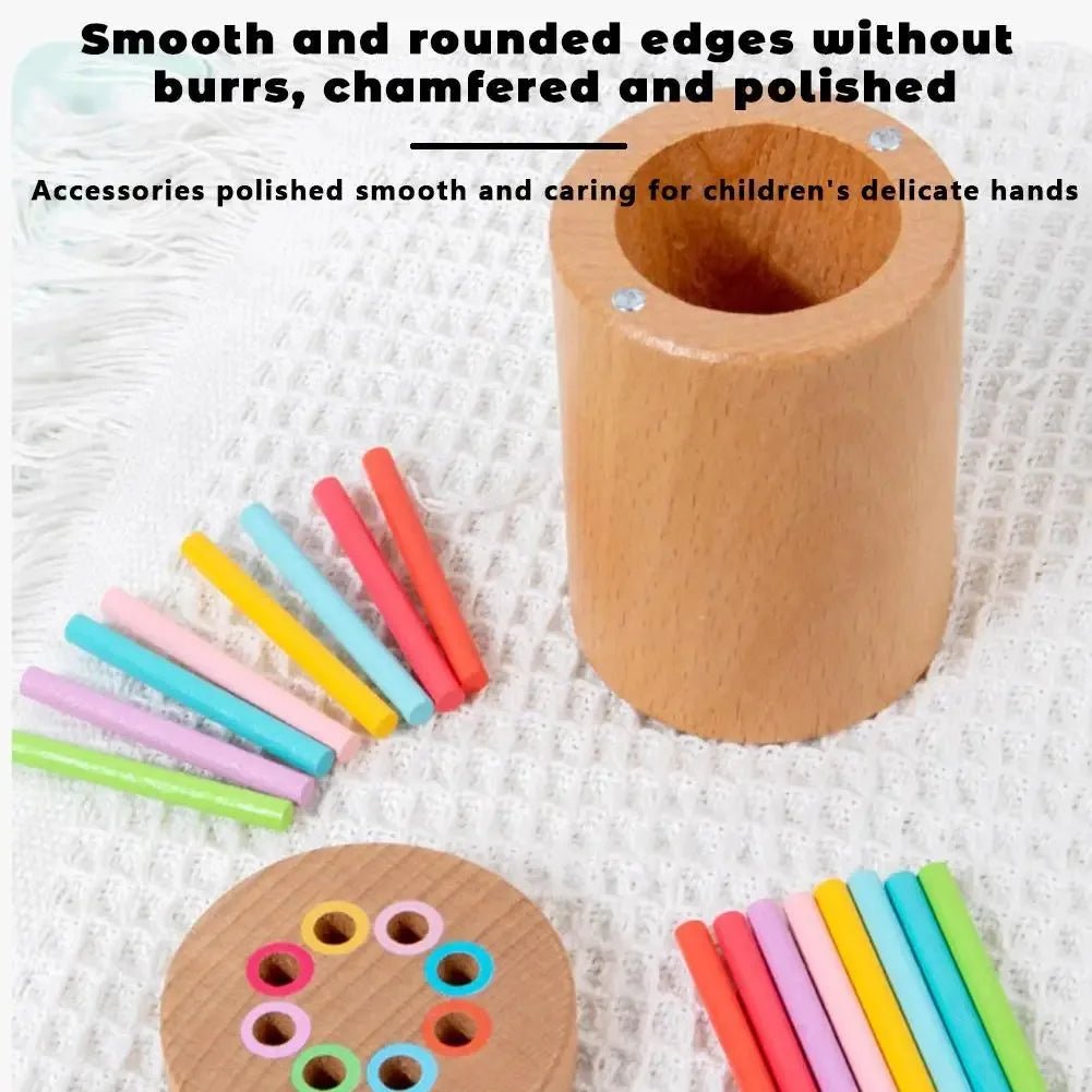 Woods™ - Zintuiglijke Ontwikkeling - Kleursorteer Spel - AlmaVidaKids