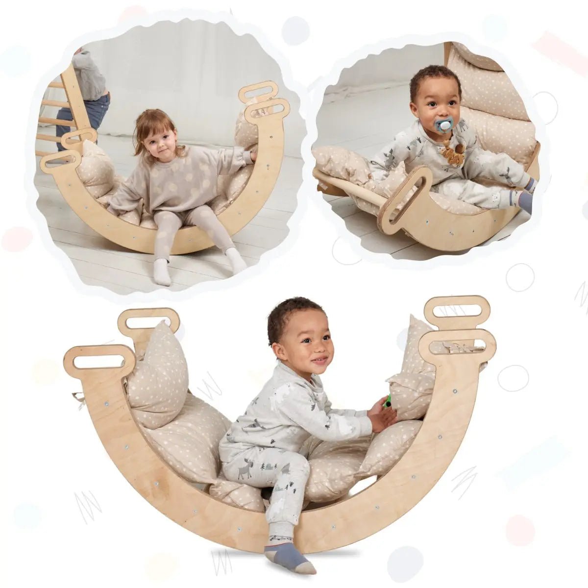 Climbing Arch with Cushion - AlmaVidaKids