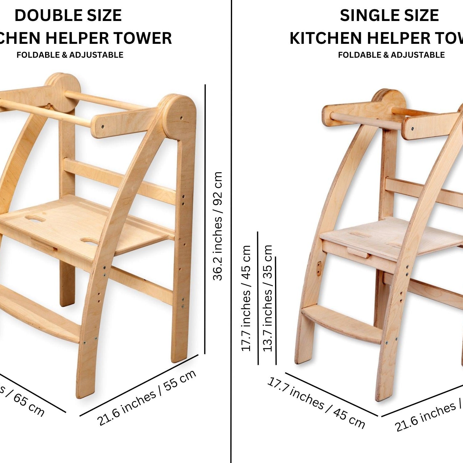 Double Size Foldable Learning Tower - Kidodido