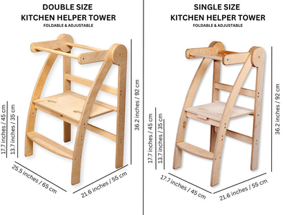 Double Size Foldable Learning Tower - Kidodido
