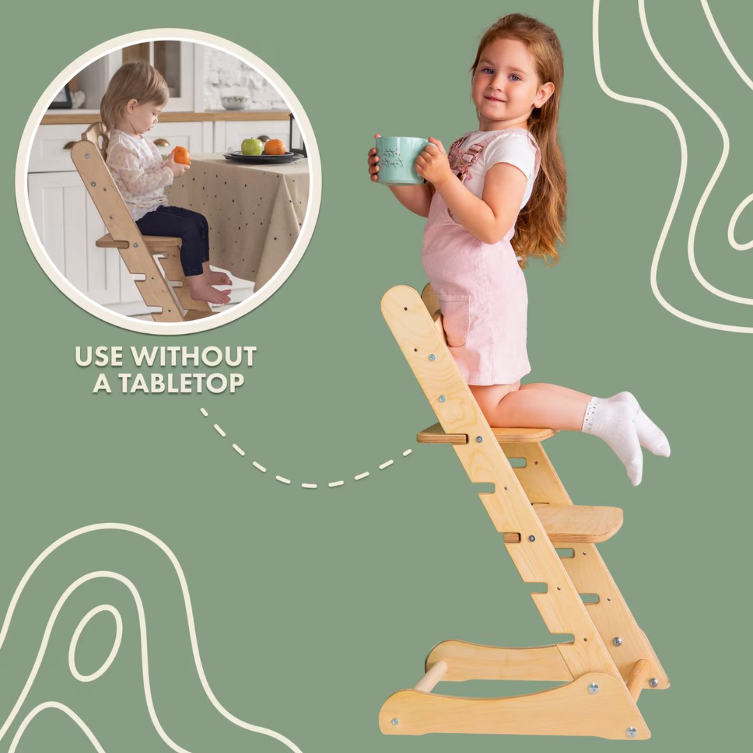 Growing Chair for Babies - Chocolate - Goodevas
